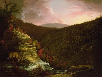 Vom Gipfel der Kaaterskill-Fälle